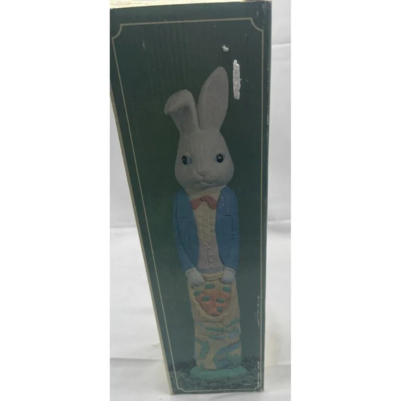Vintage 12” Easter Bunny Figurine Chris/ Carrots Bunny Pencil ABC # 16870 - Picture 11 of 15